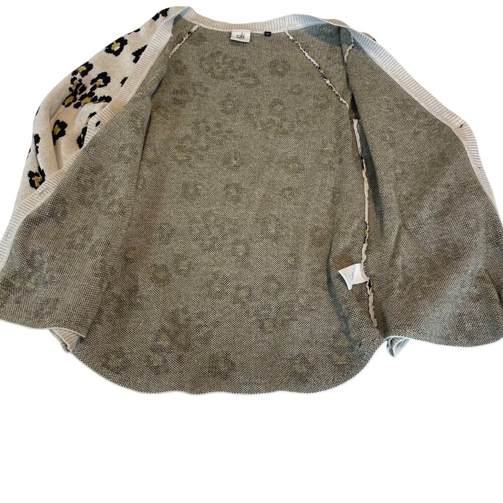 Cabi Womens Leopard Print Button-Down Cardigan Sweater S - Picture 7 of 12